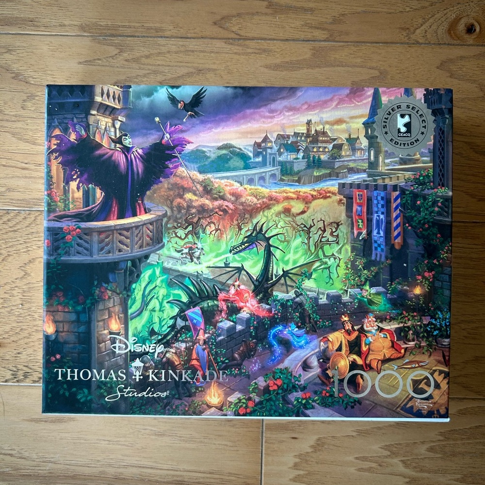 Jigsaw Puzzle: Maleficent from Thomas Kinkade Disney